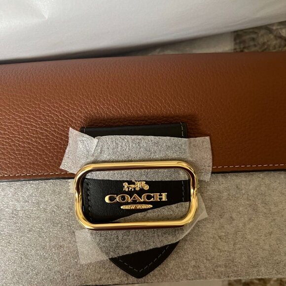 Coach Morgan Shoulder Bag In Colorblock Signature Canvas - Picture 5 of 10